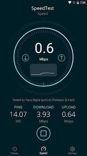 SpeedTest - Internet Speed Test for 3G, 4G & WiFi screenshot 3