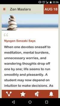 Zen Masters Daily screenshot 2