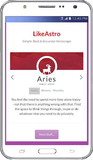 LikeAstro Horoscope screenshot 1