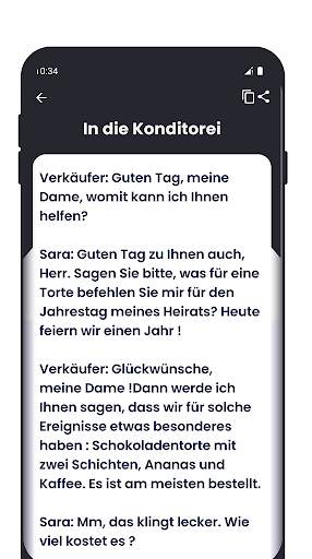 Deutsch Dialog Lernen screenshot 3