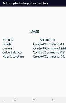 Adobe photoshop shortcut key screenshot 4