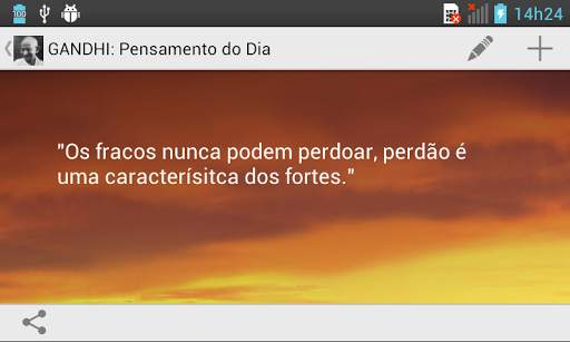 GANDHI: Pensamento do Dia स्क्रीनशॉट 3