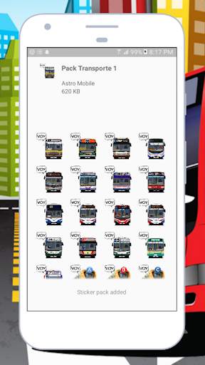 Stickers de Transporte para WhatsApp WAStickerApps screenshot 5