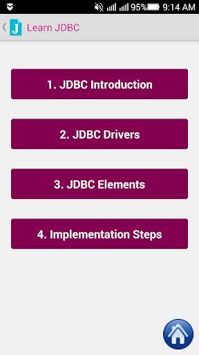 Java JDBC Tutorials скриншот 2