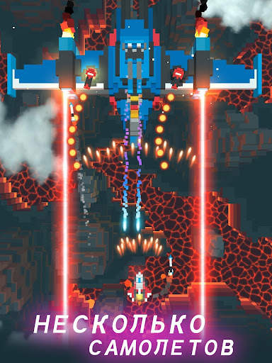 Sky Wings: Pixel Fighter 3D скриншот 16