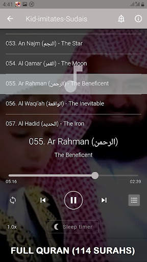 Sudais Quran Full Audio Offlin screenshot 4
