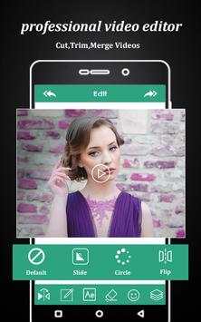 Quick Video editor for photos, clips & music screenshot 1