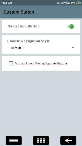 Custom Button - soft keys for Home Back Buttons screenshot 1