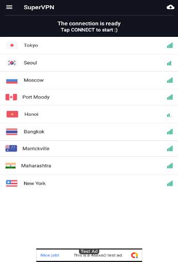 SuperVPN Free‏ screenshot 1
