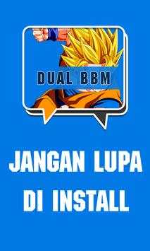 Goku theme for dual bbm  2017 screenshot 1