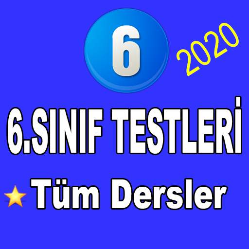 6.Sınıf Testleri Tüm Dersler 3.7