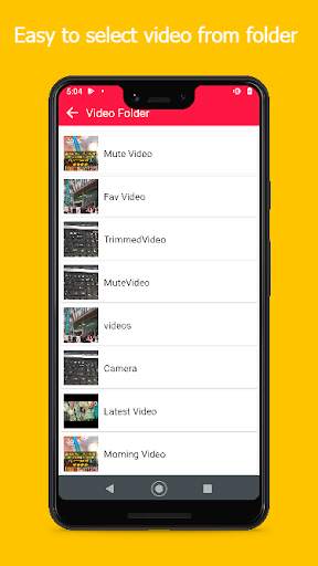Mute Video , Silence Video  and Video To Audio screenshot 3
