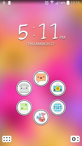 Raffaella Kawaii Theme for Smart Launcher screenshot 1