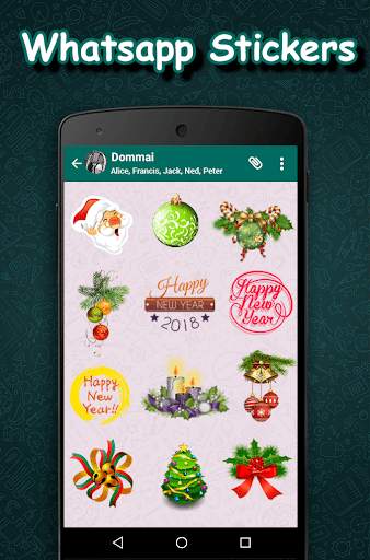 Christmas Stickers For Whatsapp - WAStickerApps screenshot 4