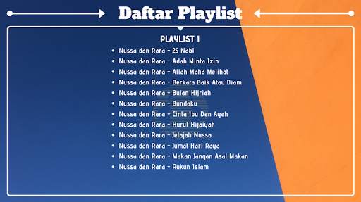 SONG MUSLIM SONS - NUSSA AND RARA screenshot 4