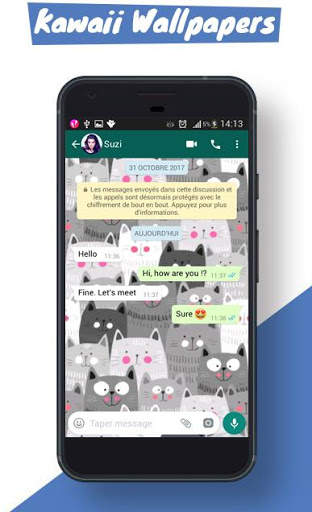 Cool Wallpapers for WhatsApp - Chat Background screenshot 2