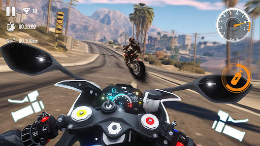 Traffic Bike Driving Simulator screenshot 4