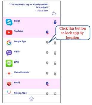 LOCK APP BY LOCATION 2017 2 تصوير الشاشة