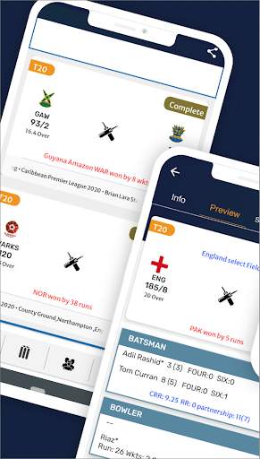 CricScore - Live Cricket score & matches screenshot 2
