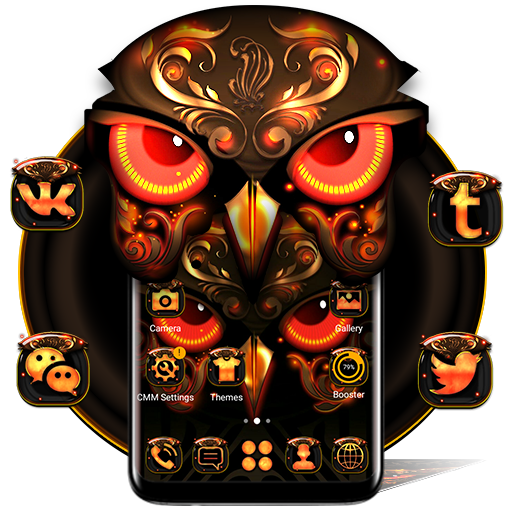Angry Owl Launcher Theme icon