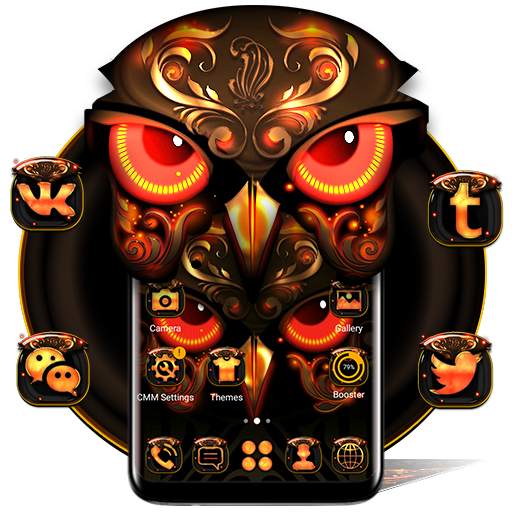 Angry Owl Launcher Theme 1.0.1