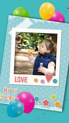 Happy Birthday Photo Frame Collage Art Editor screenshot 2