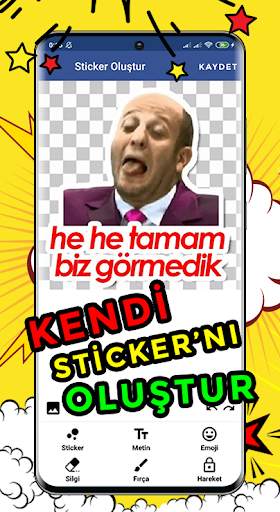 Mizah Sticker Komik Whatsapp Sticker - StickerWaps screenshot 3