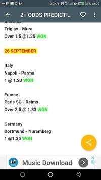 DAILY 2  ODDS SOCCER TIPS screenshot 1