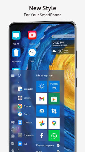M40 theme for computer launcher screenshot 2