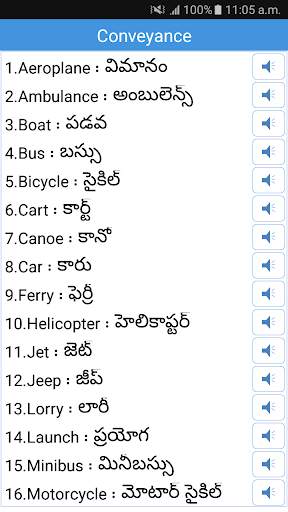 Daily Words English to Telugu screenshot 6