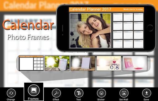 Calendar Photo Frames - Photo Calendar Maker screenshot 1