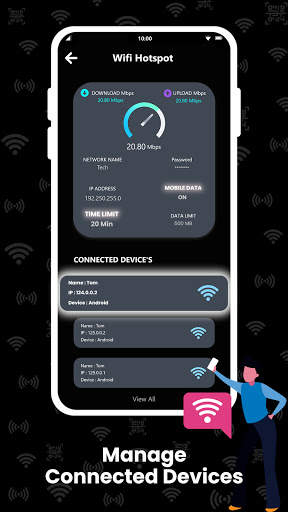 Smart Hotspot - Mobile Hotspot and WiFi QR Creator screenshot 4