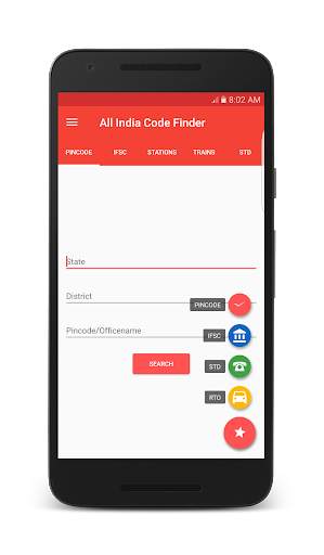 All India Code Finder - Offline screenshot 1