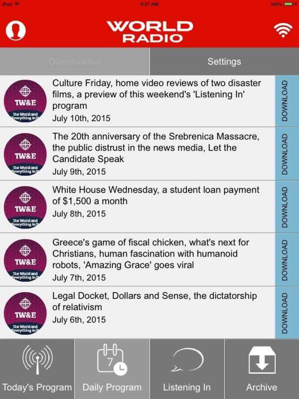 WORLD Radio screenshot 5