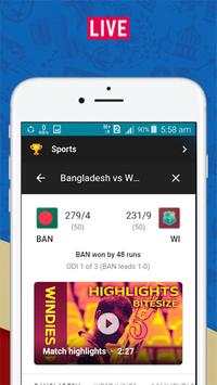 Cricket Live Score screenshot 1