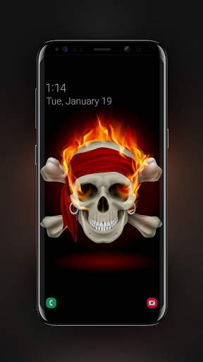 Fire Skull Wallpaper screenshot 5