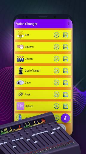 Voice Changer App 3 تصوير الشاشة