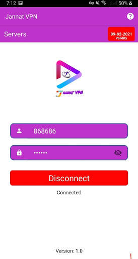 Jannat vpn screenshot 2