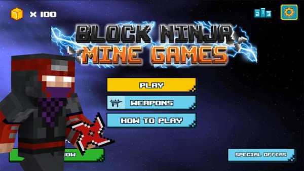 Block Ninja Mine Games screenshot 1