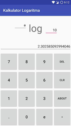 Kalkulator Logaritma स्क्रीनशॉट 2