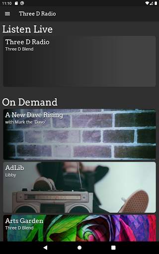 Three D Radio Player screenshot 6
