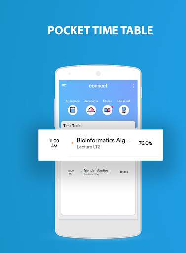 JIIT Connect App - Time Table, Attendance & more screenshot 1