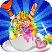 Rainbow Unicorn & Mermaid Tail Hot Chocolate Drink logo