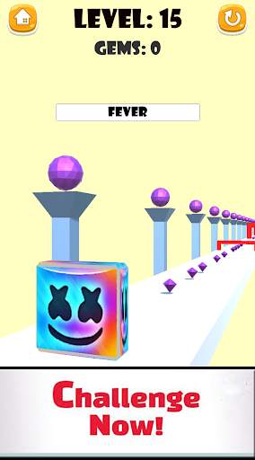 Marshmello Jelly Shift -3D game screenshot 1