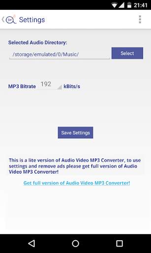 Audio Video MP3 Converter screenshot 5