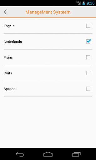 ManageMent Systeem Mobile screenshot 8