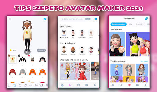 Tips :Zepeto Avatar Maker 2021 screenshot 4