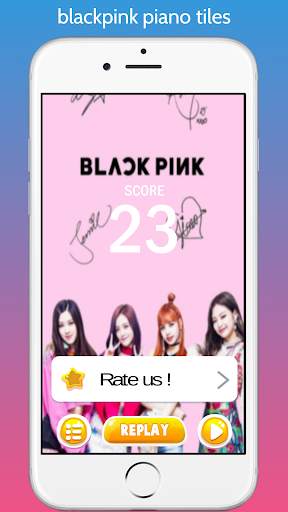 Black Pink Piano Tiles screenshot 1