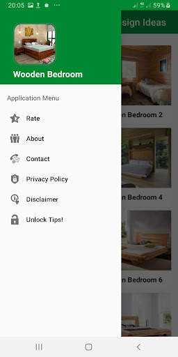 Wooden Bedroom Designs screenshot 2