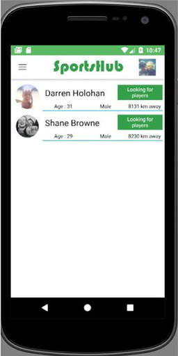 Sports Hub - Social Sports app screenshot 1